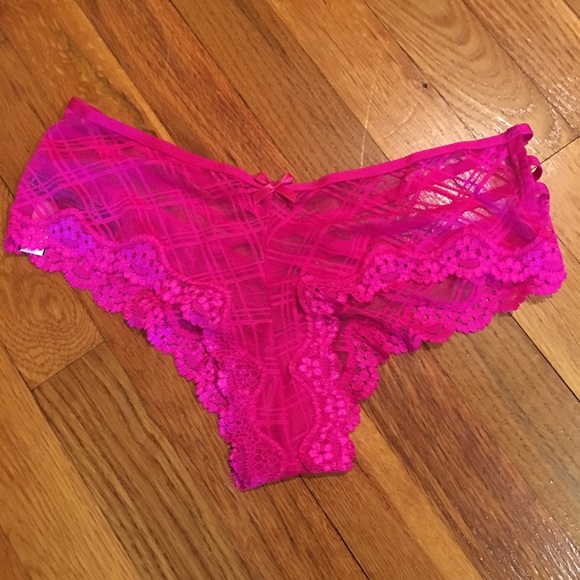hot pink victoria secret panties